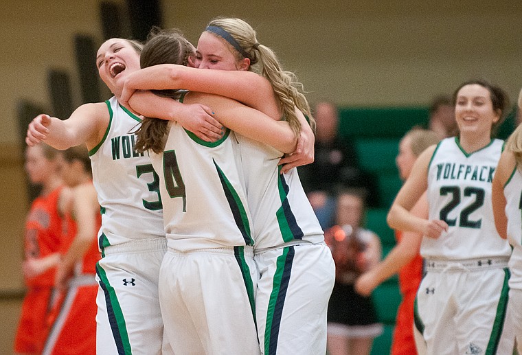 &lt;p&gt;Glacier girls celebrate their victory over Flathead on Friday night at Glacier High School. March 7, 2014 in Kalispell, Montana. (Patrick Cote/Daily Inter Lake)&lt;/p&gt;