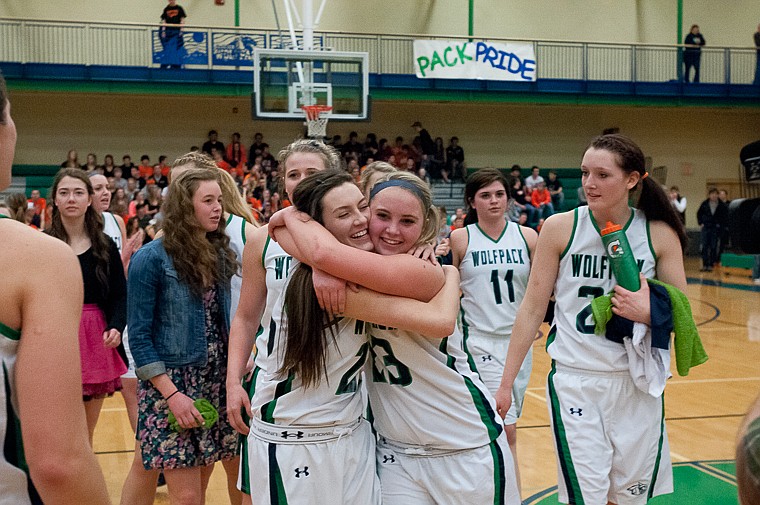 &lt;p&gt;Glacier girls celebrate their victory over Flathead on Friday night at Glacier High School. March 7, 2014 in Kalispell, Montana. (Patrick Cote/Daily Inter Lake)&lt;/p&gt;