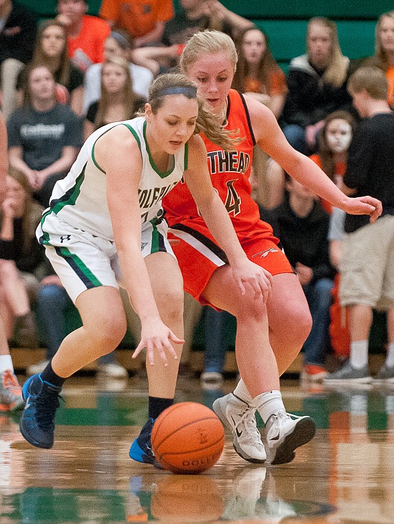 &lt;p&gt;Glacier sophomore forward Taylor Salonen (3) and Flathead sophomore Sophie Asa? (14?) go for a loose ball Friday night during the first of half of Glacier's matchup against Flathead at Glacier High School. March 7, 2014 in Kalispell, Montana. (Patrick Cote/Daily Inter Lake)&lt;/p&gt;