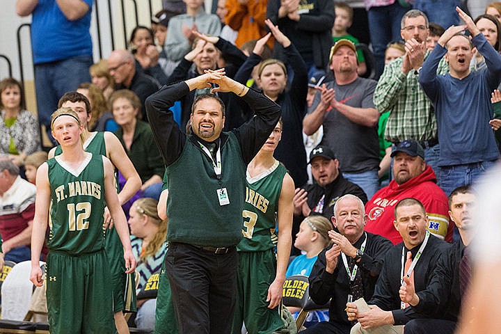 &lt;p&gt;St. Maries head basketball coach Bryan Chase displays an expression of bewilderment as the crowd behing signals for a technical foul after a Soda Springs player bounced the ball off the floor in frustration during the second quarter.&lt;/p&gt;