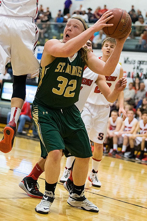 &lt;p&gt;The Lumberjacks&#146; Matthew Smith pauses before putting up a shot in the first half.&lt;/p&gt;