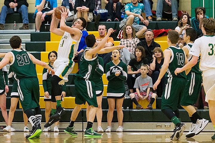 &lt;p&gt;Slader Ray, of Lakeland, comes down with a rebound in the second quarter against Burley.&lt;/p&gt;