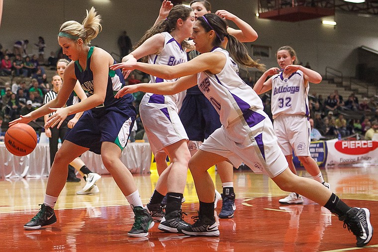 &lt;p&gt;Glacier junior forward Hannah Atlee (12) receives an inbound pass Thursday&#160;afternoon during the first half of Glacier's matchup against Butte in the first game of the Class AA State Championship in Great Falls. Thursday, March 7, 2013 in Great Falls, Montana. (Patrick Cote/Daily Inter Lake)&lt;/p&gt;