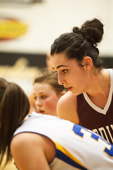 SHAWN GUST/Press

Tugce Canitez plans her move during a free throw attempt.