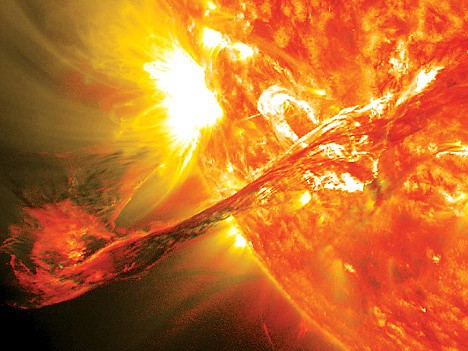 &lt;p&gt;This image provided by NASA shows an image captured by NASA's Solar Dynamics Observatory of a blast of plasma streaming from the sun in August 2012. Scientists say a solar eruption was detected on March 5, 2013 and was headed toward Mars. NASA's Curiosity rover will postpone some activities but other Mars missions will operate normally.&lt;/p&gt;