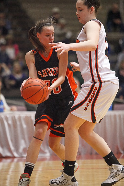 &lt;p&gt;Flathead junior Tana Fountain (20) looks to pass the ball Friday afternoon during Flathead's matchup against Billings Senior on the second day of the Class AA state basketball tournament at Four Seasons Arena in Great Falls. Friday, March 8, 2013 in Great Falls, Montana. (Patrick Cote/Daily Inter Lake)&lt;/p&gt;