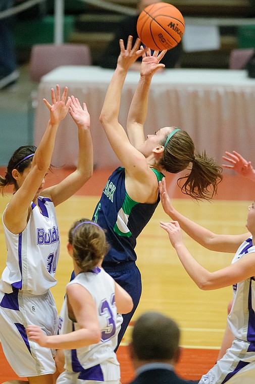 &lt;p&gt;Glacier senior forward Rachel Chery (5) puts up a shot Thursday&#160;afternoon during the first half of Glacier's matchup against Butte in the first game of the Class AA State Championship in Great Falls. Thursday, March 7, 2013 in Great Falls, Montana. (Patrick Cote/Daily Inter Lake)&lt;/p&gt;