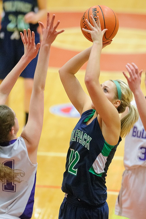 &lt;p&gt;Glacier junior forward Hannah Atlee (12) puts up a shot Thursday afternoon during the first half of Glacier's matchup against Butte in the first game of the Class AA State Championship in Great Falls. Thursday, March 7, 2013 in Great Falls, Montana. (Patrick Cote/Daily Inter Lake)&lt;/p&gt;