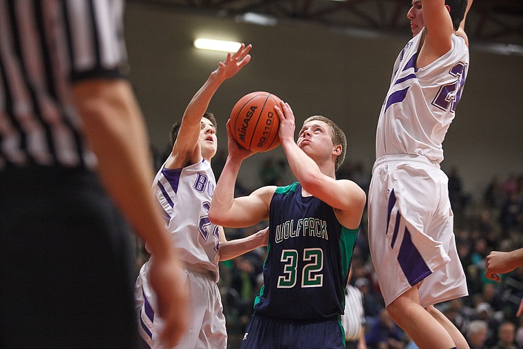 &lt;p&gt;Glacier senior guard Matt Peters (32) puts up a shot Thursday morning during Glacier's matchup against Butte in the first game of the Class AA State Championship in Great Falls. Thursday, March 7, 2013 in Great Falls, Montana. (Patrick Cote/Daily Inter Lake)&lt;/p&gt;