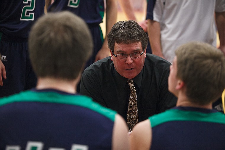 &lt;p&gt;Glacier head coach Mark Harkins during a timeout Thursday morning during Glacier's matchup against Butte in the first game of the Class AA State Championship in Great Falls. Thursday, March 7, 2013 in Great Falls, Montana. (Patrick Cote/Daily Inter Lake)&lt;/p&gt;