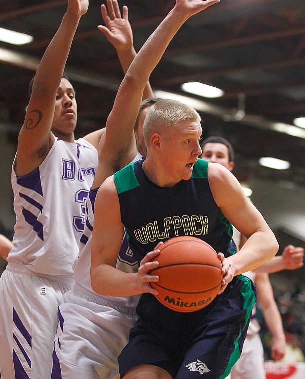 &lt;p&gt;Glacier junior forward Bryan Michaels (11) Thursday morning during Glacier's matchup against Butte in the first game of the Class AA State Championship in Great Falls. Thursday, March 7, 2013 in Great Falls, Montana. (Patrick Cote/Daily Inter Lake)&lt;/p&gt;