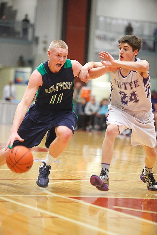 &lt;p&gt;Glacier junior forward Bryan Michaels (11) drives to the hoop Thursday morning during the first half of Glacier's matchup against Butte in the first game of the Class AA State Championship in Great Falls. Thursday, March 7, 2013 in Great Falls, Montana. (Patrick Cote/Daily Inter Lake)&lt;/p&gt;