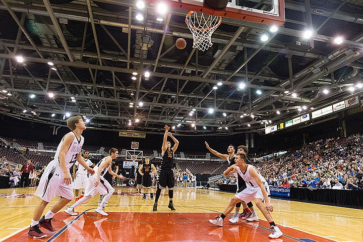 &lt;p&gt;Jack Millsap shoots a free throw to help secure Post Falls lead in overtime against Highland.&lt;/p&gt;