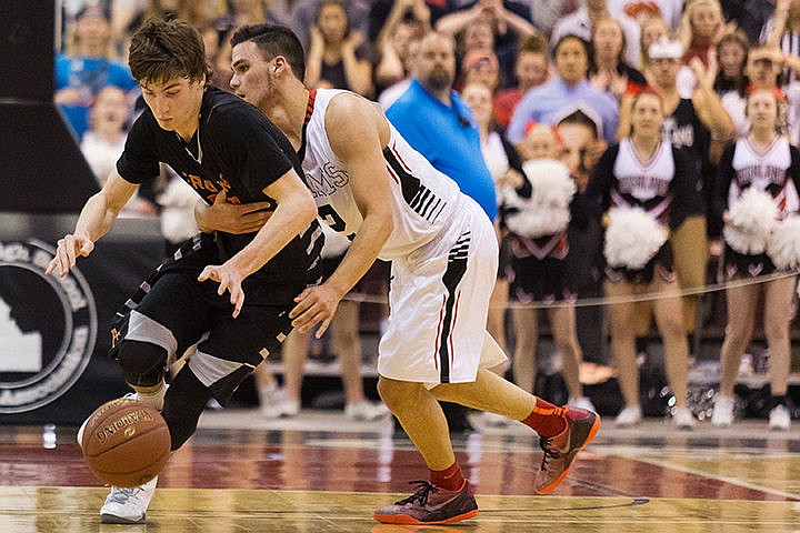 &lt;p&gt;Post Falls Dalton Thompson is fouled by Highland&#146;s Stefan Gonzales in an effort to stop the clock in overtime.&lt;/p&gt;