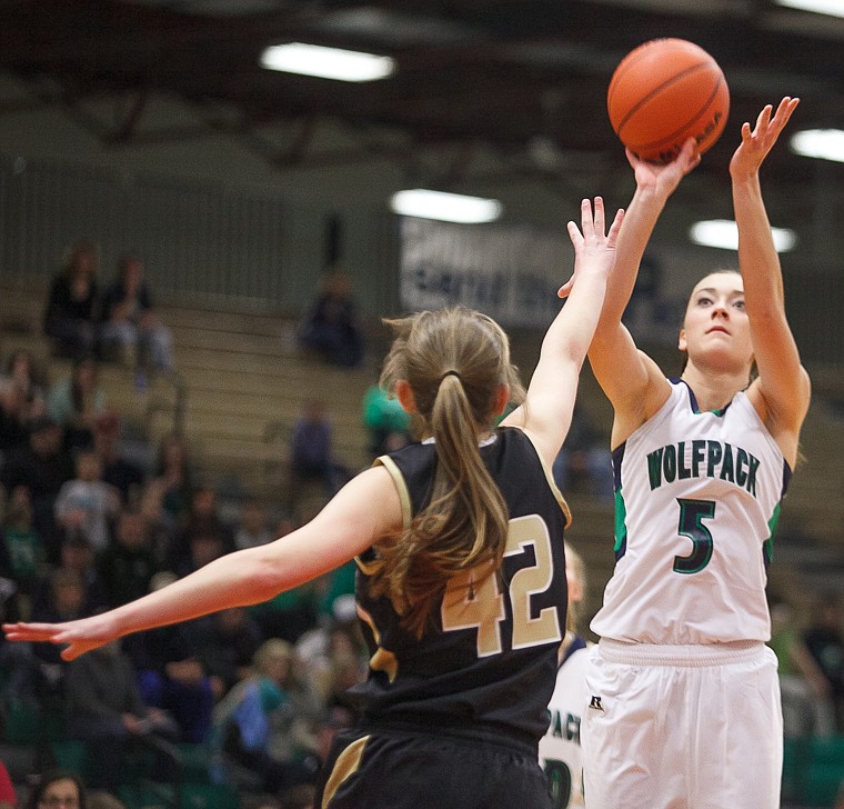 &lt;p&gt;Glacier senior forward Rachel Chery (5) puts up a shot Friday afternoon during Glacier's matchup against Billings West on the second day of the Class AA state basketball tournament at Four Seasons Arena in Great Falls. Friday, March 8, 2013 in Great Falls, Montana. (Patrick Cote/Daily Inter Lake)&lt;/p&gt;