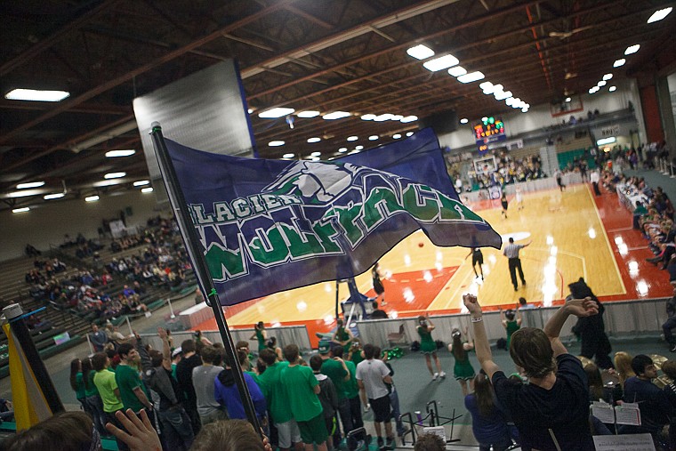 &lt;p&gt;A fan waves a Glacier Wolfpack flag in the crowd Friday afternoon during Glacier's matchup against Billings West on the second day of the Class AA state basketball tournament at Four Seasons Arena in Great Falls. Friday, March 8, 2013 in Great Falls, Montana. (Patrick Cote/Daily Inter Lake)&lt;/p&gt;