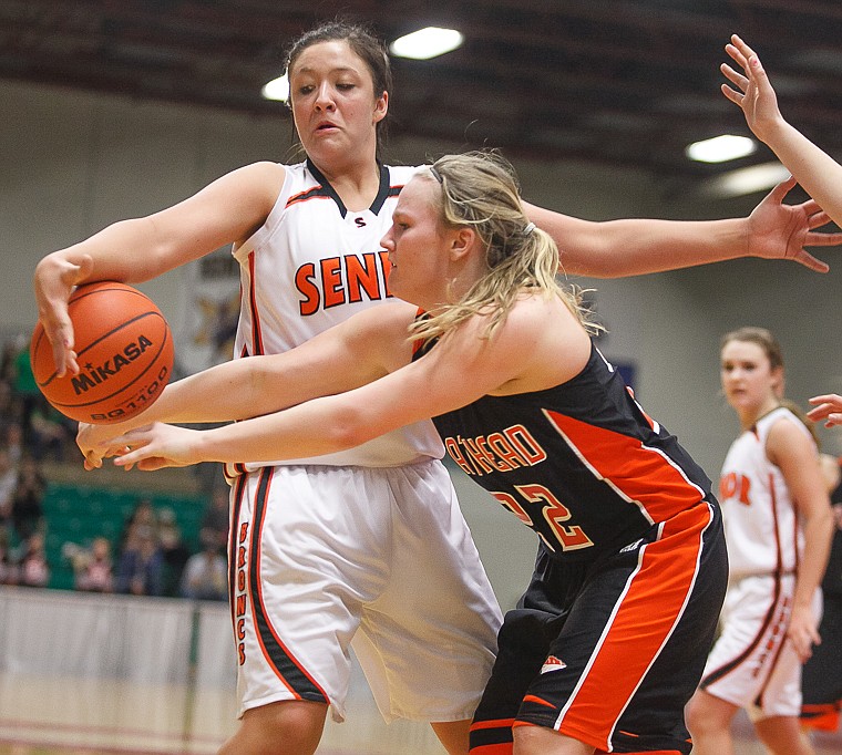 &lt;p&gt;Flathead senior Jessika Abbrescia (22) has a pass knocked away Friday afternoon during Flathead's matchup against Billings Senior on the second day of the Class AA state basketball tournament at Four Seasons Arena in Great Falls. Friday, March 8, 2013 in Great Falls, Montana. (Patrick Cote/Daily Inter Lake)&lt;/p&gt;