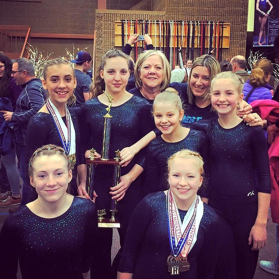 &lt;p&gt;Courtesy photo&lt;/p&gt;&lt;p&gt;The Technique Gymnastics Xcel Gold &amp; Platinum won first-place team at the Mismo Magical Meet in Missoula, Mont. In the front row from left are Shelby Westray and Natalie Brett; second row from left, Sydney McLean, Mallory Okon, Riley Sheets and Rylee Strobel; and back row from left, Mary Dorsey and Tammy McLean.&lt;/p&gt;
