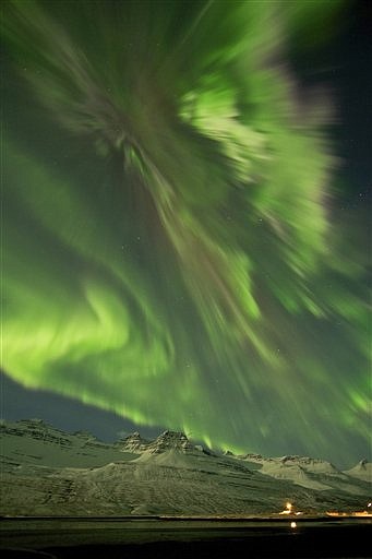 &lt;p&gt;The Northern Lights are seen in the skies near Faskusfjordur on the east coast of Iceland Thursday March 8, 2012. A solar storm shook the Earth's magnetic field early Friday, but scientists said they had no reports of any problems with electrical systems. After reports Thursday of the storm fizzling out, a surge of activity prompted space weather forecasters to issue alerts about changes in the magnetic field. (AP Photo/Jonina Oskardottir)&lt;/p&gt;