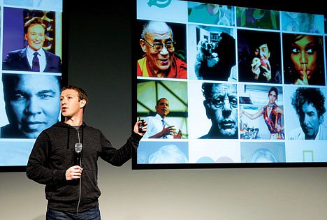 &lt;p&gt;Facebook CEO Mark Zuckerberg speaks at Facebook headquarters in Menlo Park, Calif., Thursday, March 7, 2013. Zuckerberg on Thursday unveiled a new look for the social network's News Feed, the place where its 1 billion users congregate to see what's happening with their friends, family and favorite businesses.&lt;/p&gt;