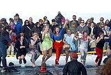 Brave souls take the plunge at this years Winter Carnival