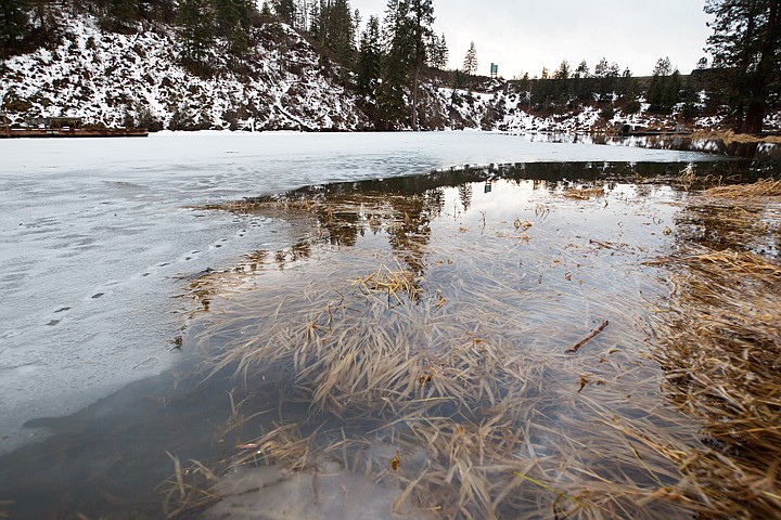 &lt;p&gt;Warming temperatures have caused lake ice to melt in Fernan.&lt;/p&gt;