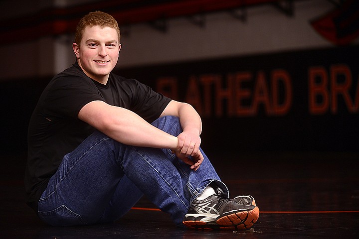 &lt;p&gt;Flathead senior Mitchell Stivers in the&#160;wrestling practice room on Monday, March 3. Stivers walked away from his last wrestling match with a win and a severe concussion in early January. (Brenda Ahearn/Daily Inter Lake)&lt;/p&gt;