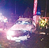 Grant County deputy rolls patrol car