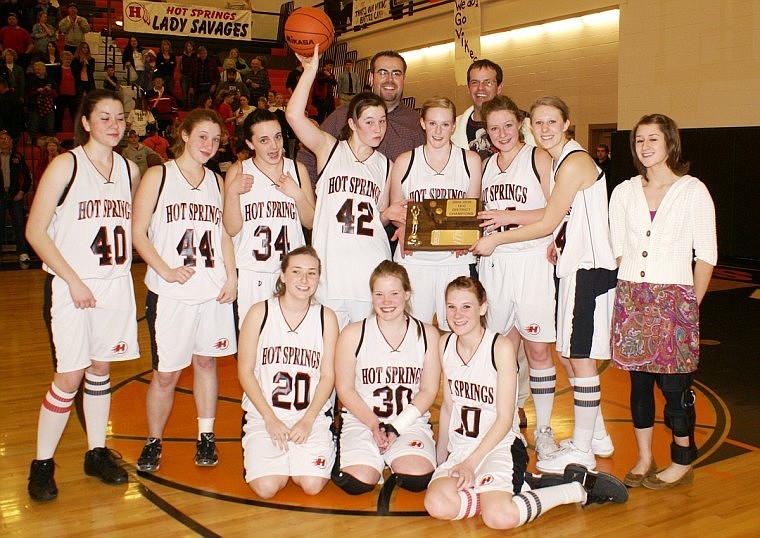 The Hot Springs Lady Heat win their second consecutive District Championship by taking down their arch rival Charlo.