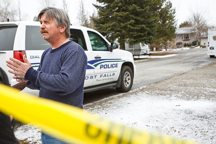 &lt;p&gt;SHAWN GUST/Press Carl Speer, who has lived on St. Estephe Court in Hayden since 1980, describes what he heard during the incident with the Post Falls police and Idaho State Police that left a Coeur d'Alene man dead early Monday morning.&lt;/p&gt;