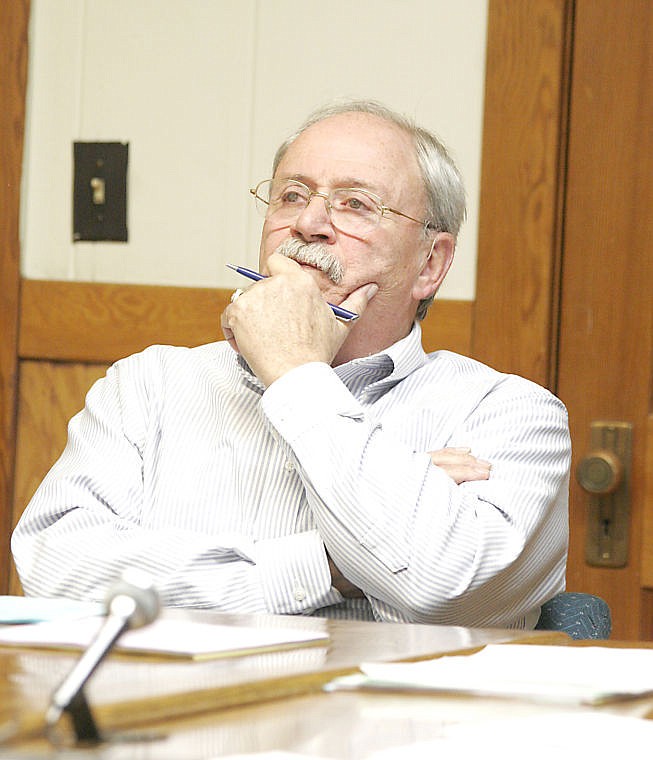 &lt;p&gt;Mayor Brinson is deep in thought during the Plains Town council meeting on Monday, March 4 at Plains City Hall.&lt;/p&gt;