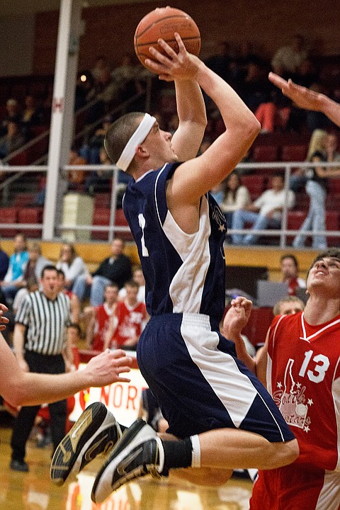 &lt;p&gt;Matt Lickfold, of Post Falls, shoots over the South's defenders.&lt;/p&gt;