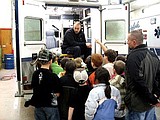 Third grade class donates money to ambulance