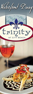 $25 Value for ONLY $12.50 for Trinity at City Beach! Waterfront Dining.