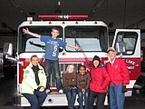 Elementary student wins tour of fire station