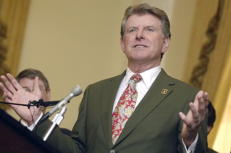 &lt;p&gt;Idaho Gov. Butch Otters speaks to reporters at a news conference Wednesday inside his office at the Idaho statehouse in Boise. On Wednesday, Otter signed a measure that will require the state of Idaho to sue Congress if it passes health reforms that force residences to buy insurance. The move comes as Democrats in Congress hope to pass health care reform this weekend.&lt;/p&gt;