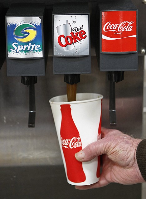 &lt;p&gt;In this March 3, 2010 file photo, a Costco customer pours a Diet Coke drink at Costco in Mountain View, Calif. A study by Beverage Digest released Thursday reports that Diet Coke has beat out rival Pepsi-Cola for the first time to become the second-most popular soft drink in the country.&lt;/p&gt;