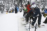 Snowboarders raced last weekend in the Nate Chute Hawaiian Classic event.