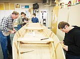 Learning boat building from a master