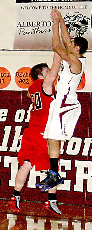 &lt;p&gt;Keir Sanzano takes a shot for the basket during an Alberton Panthers home game. Sanzano ranked second on a number of statistics this season.&#160;&lt;/p&gt;