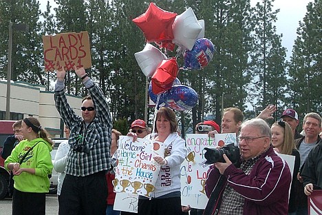 &lt;p&gt;A crowd of well-wishers greeted the North Idaho College women's basketball team on Sunday at Christianson Gym. NIC held a rally to celebrate the Lady Cardinals' national championship.&lt;/p&gt;