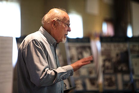 &lt;p&gt;Max Pavesic, a retired professor from Boise State University, speaks at the Human Rights Education Institute in Coeur d'Alene on Friday.&lt;/p&gt;