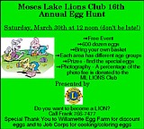 Moses Lake Lions Club 16th Annual Egg Hunt