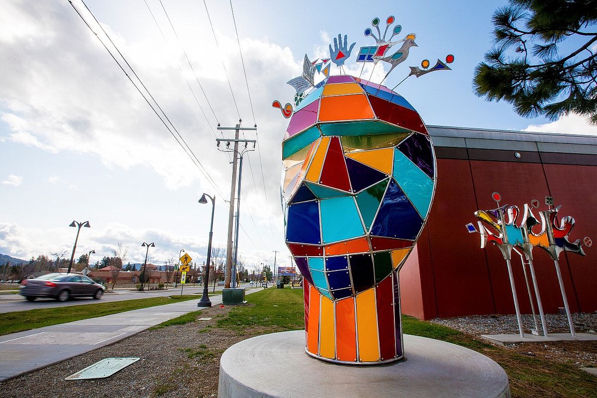&lt;p&gt;&#147;Epiphany,&#148; a stainless steel and acrylic glass sculpture created by Michael Horswill, is at the entrance of the Hayden Public Library on Government Way. The sculpture was installed in November of 2015.&lt;/p&gt;