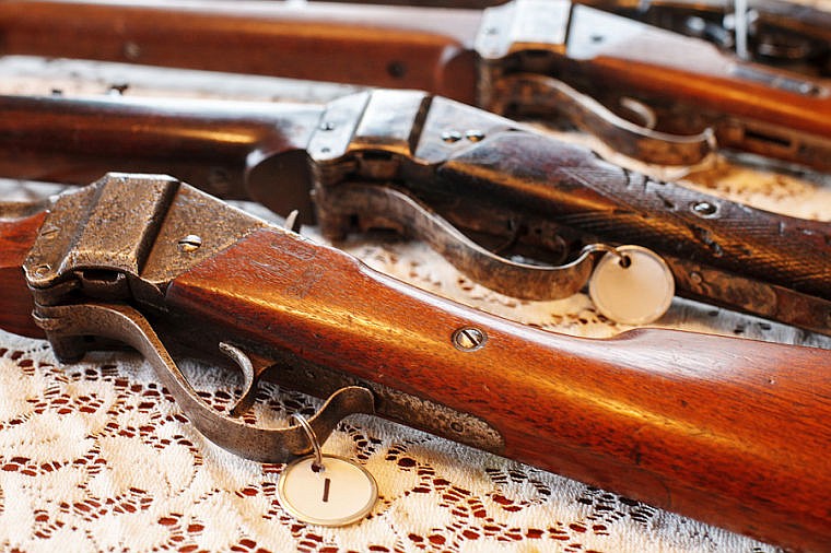 &lt;p&gt;A detail shot of Janet Monk's large collection of Sharp's rifles. Wednesday, March 20, 2013 in Evergreen, Montana. (Patrick Cote/Daily Inter Lake)&lt;/p&gt;