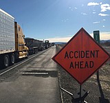 Westbound I-90 closed near George after collision