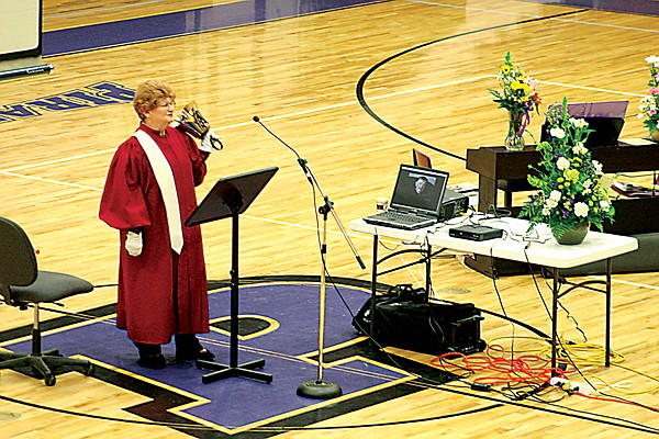 Barry's friend Kaye Stam speaks about what he meant to her during his memorial service.