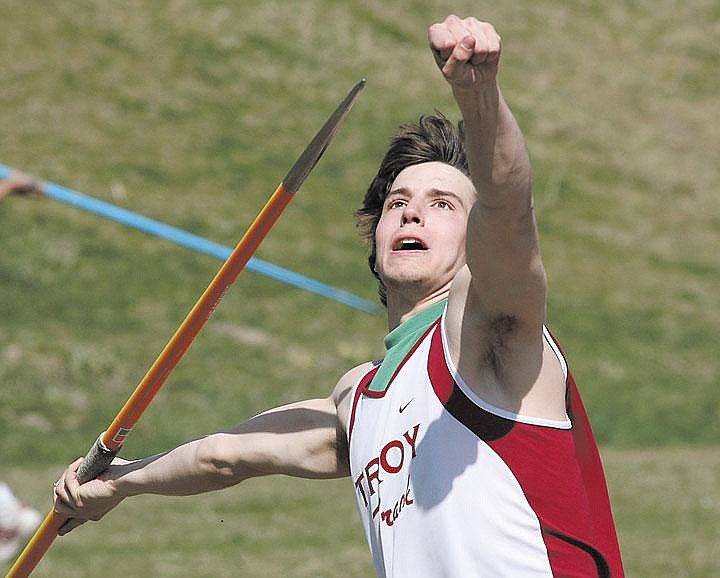 File/The Western News Troy High School&#146;s Aaron Palmer will be shooting for a third straight state title in the javelin.