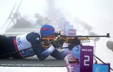 &lt;p&gt;Sean Halsted participates in a biathlon event during the recent Sochi 2014 Paralympics.&lt;/p&gt;