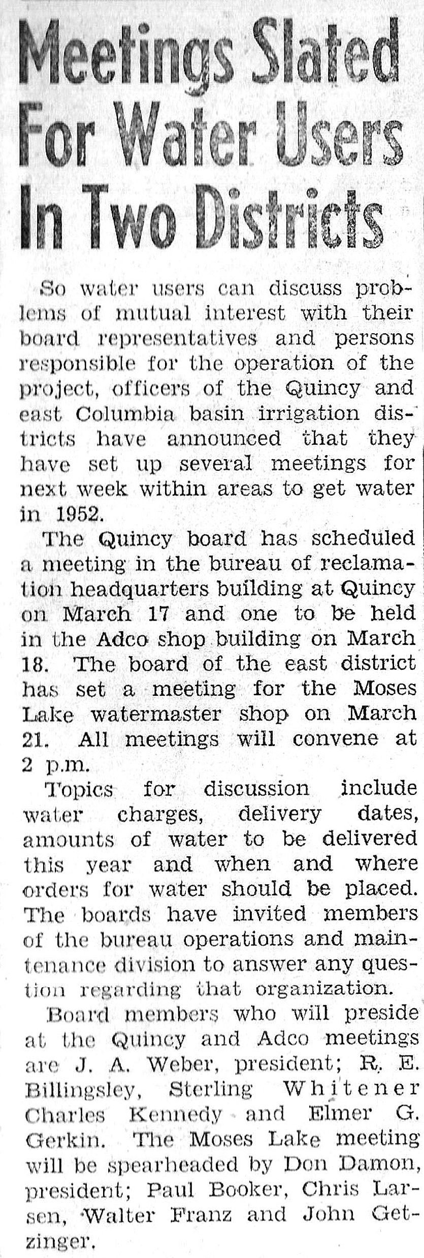 Columbia Basin Herald, March 13, 1952